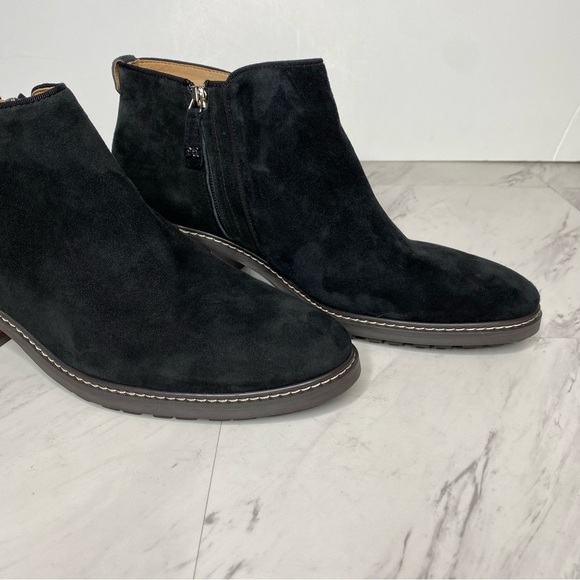 New! Sam Edelman Pryce Black Suede Bootie 11M - Picture 9 of 14